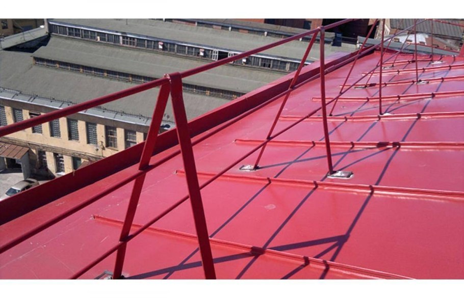 Ограждение кровельное (дл. 1860 Мм) 3005 красное вино h-600