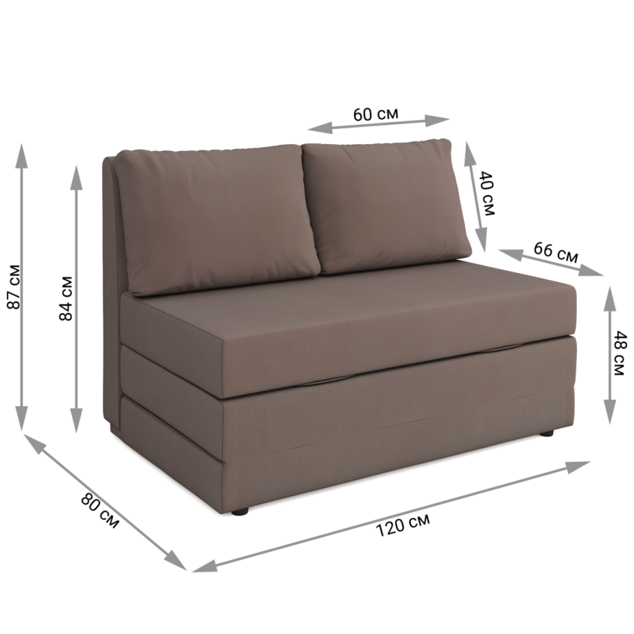 Аккордеон диван 140х215