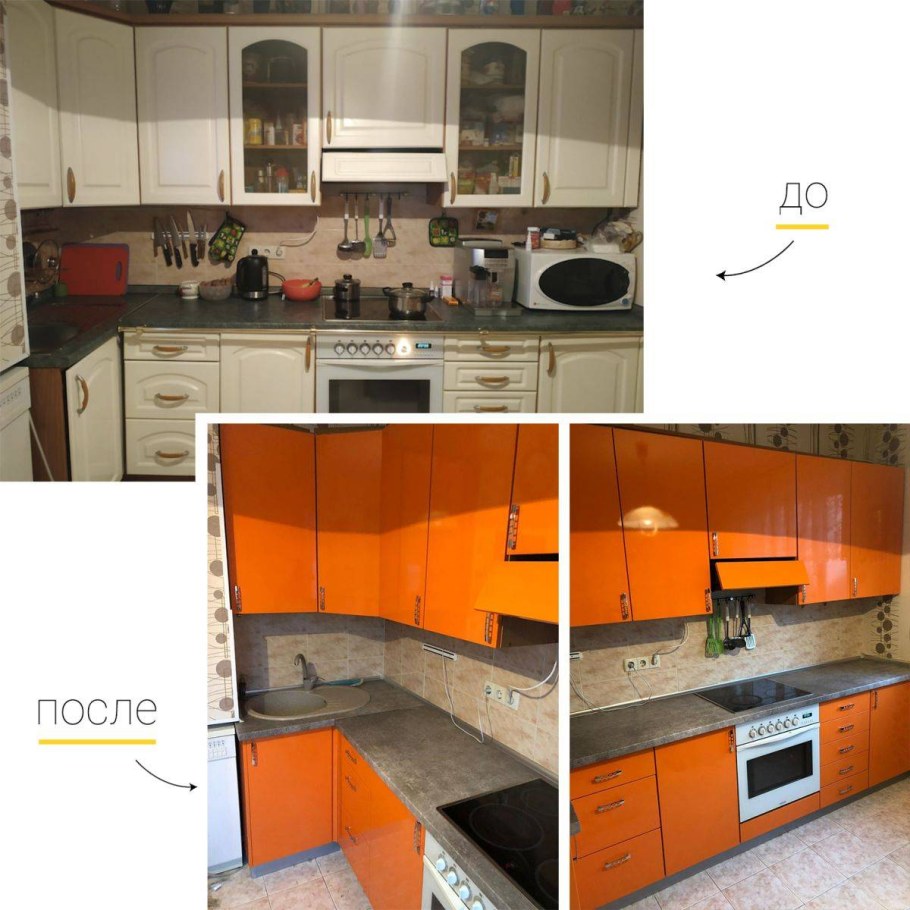 Меняем фасады на кухне