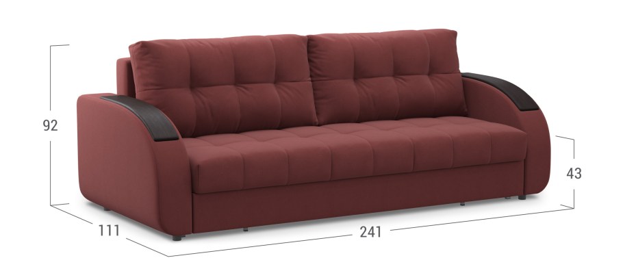 Диван Вавилон Юнитал 3х местный раскладной