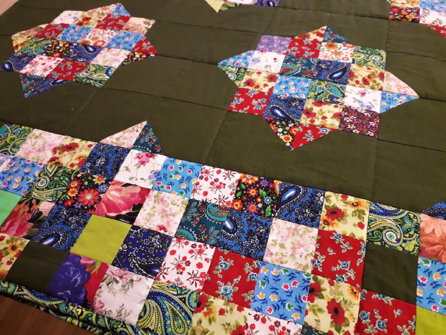 Лоскутное шитьё из джинсы