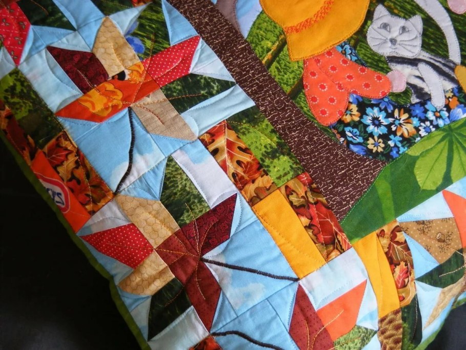 Лоскутное одеяло бонбон