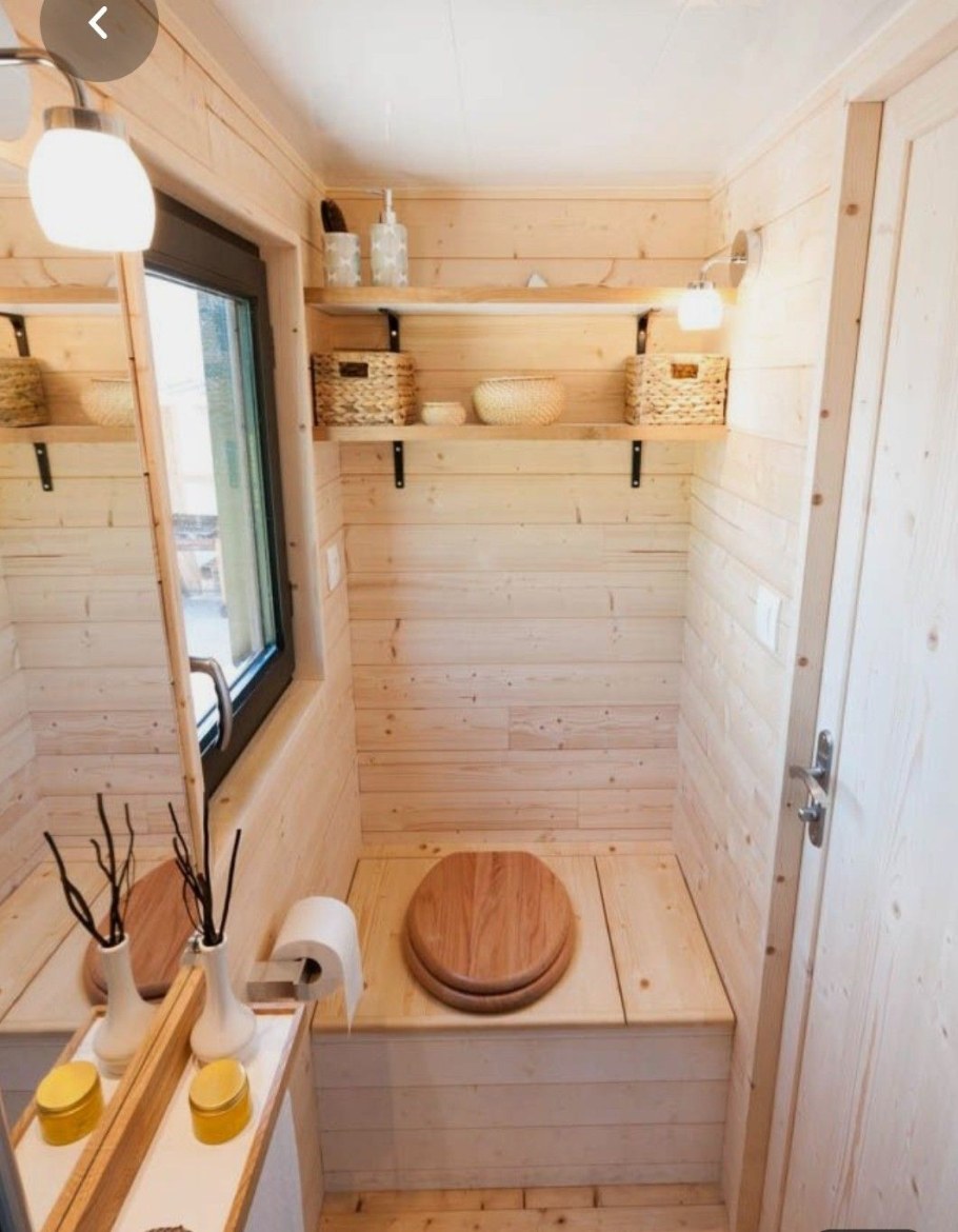 Дачный туалет из ОСБ