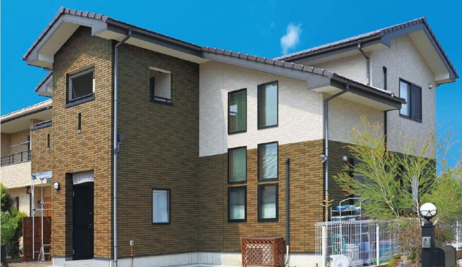 Оштукатуренный фасад