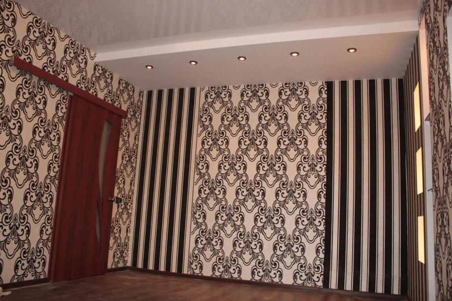 Поклейка обоев