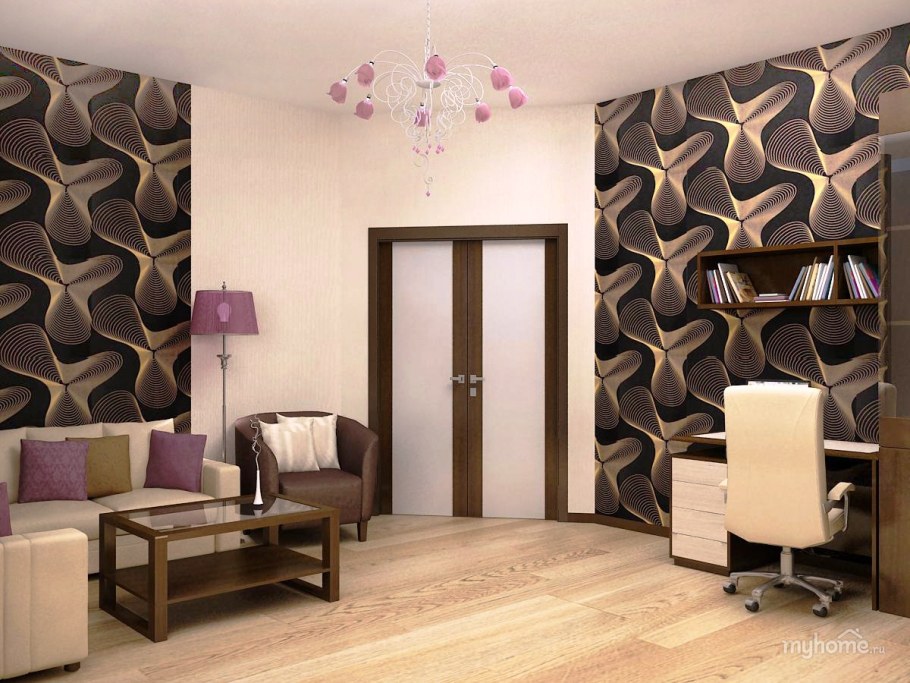 Красивое комбинирование обоев