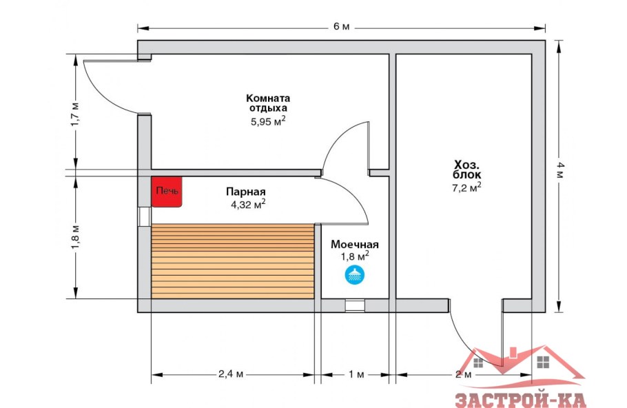 Небольшая баня