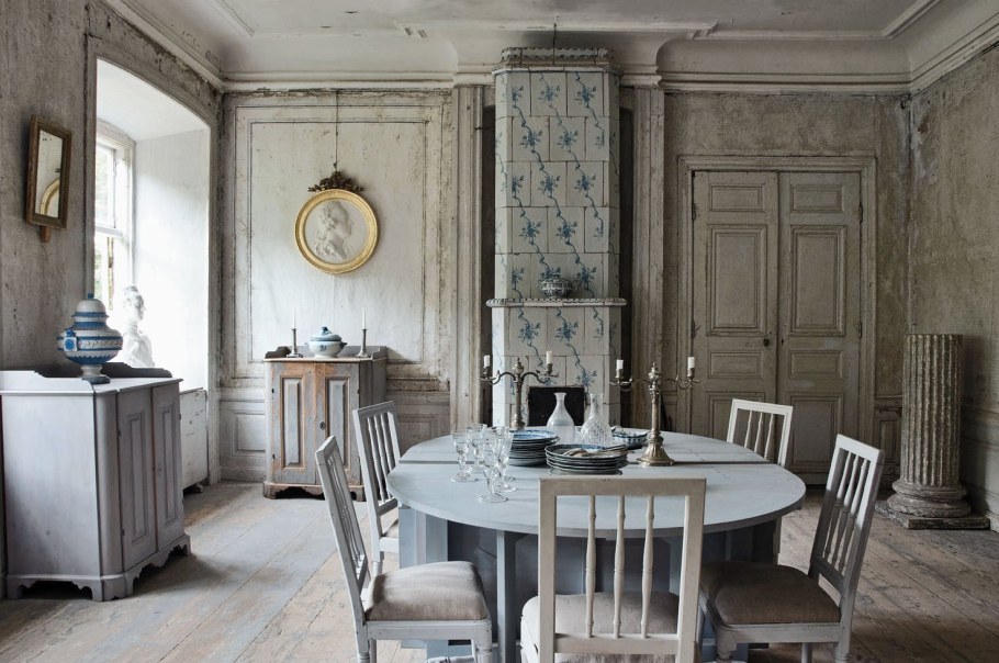 Густавианский стиль в интерьере