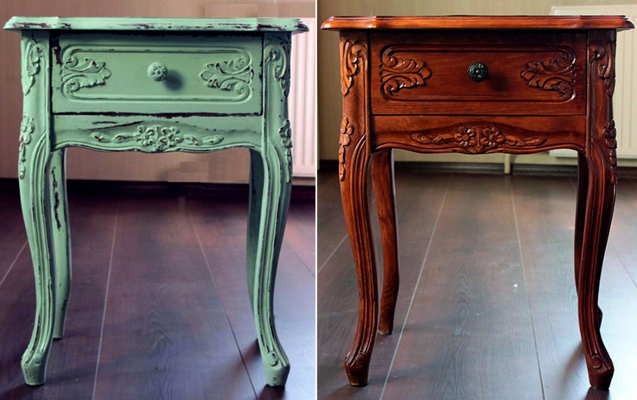 Преображение старого комода своими