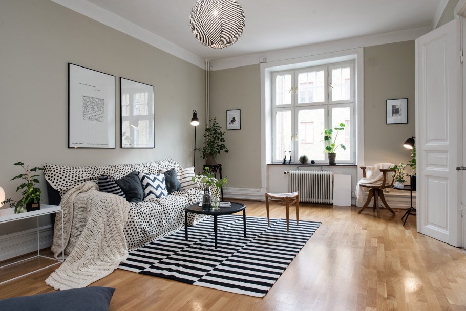 Гостиные в скандинавском стиле