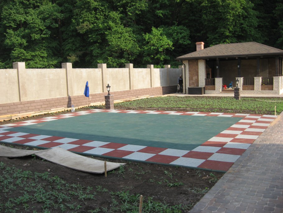 Резиновая плитка КСИЛ 500 500