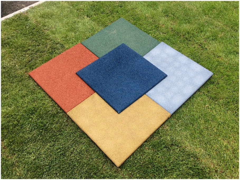 Резиновые плиты для дорожек