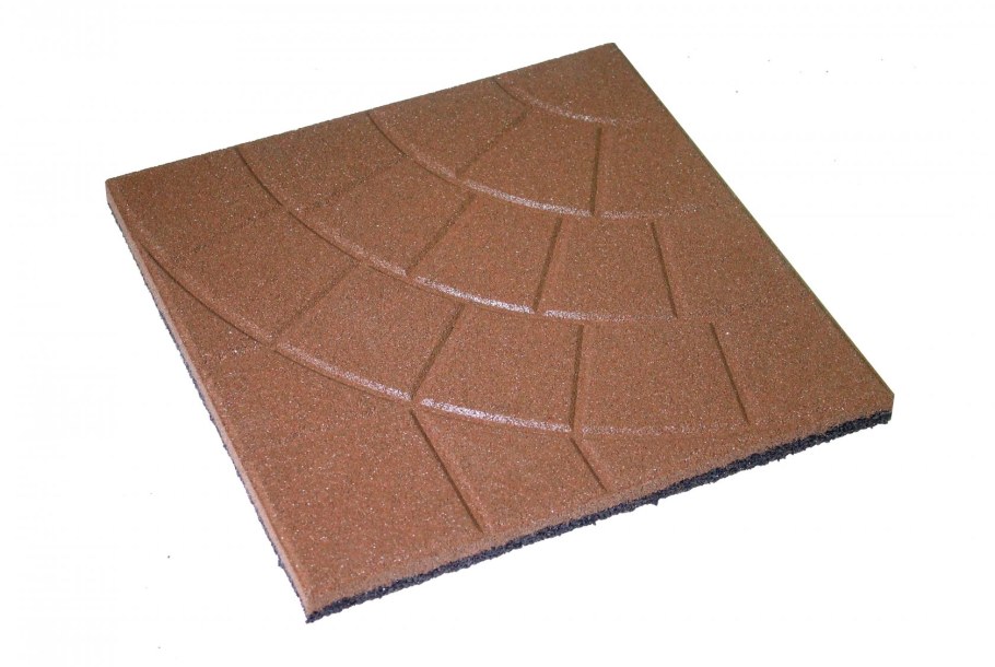 Резиновая плитка паутинка 350х350 мм 20 мм