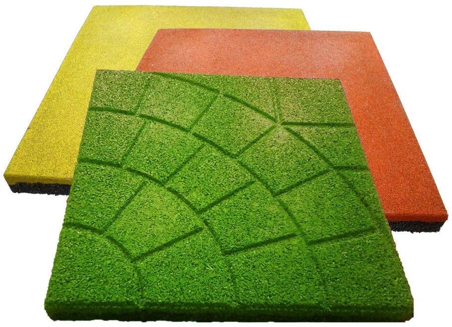 Плитка резиновая 500х500х30