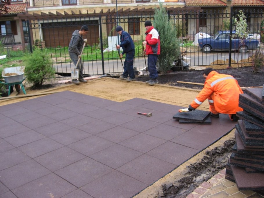 Покрытие тротуаров
