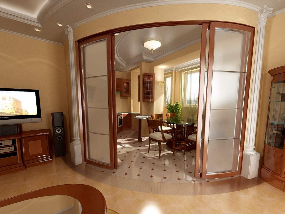 Натяжные потолки гостиная 18кв