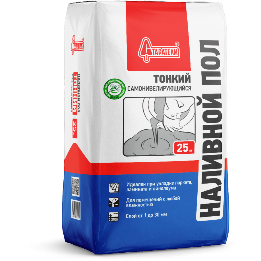 Наливной пол Старатели высокопрочный самонивелирующийся 25кг