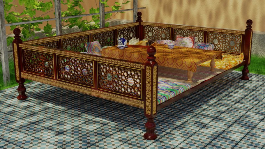 Топчан узбекский