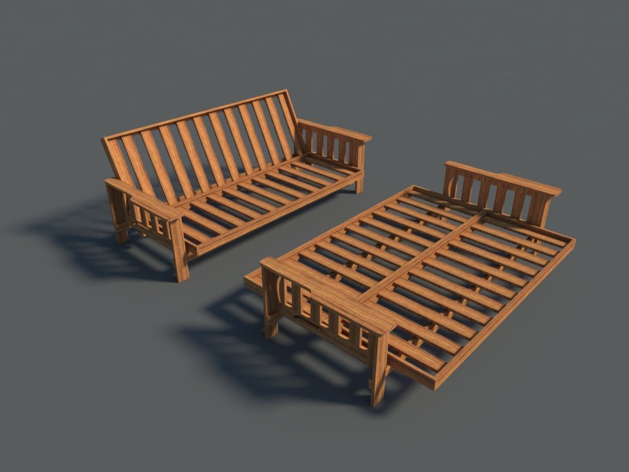 Диван из дерева