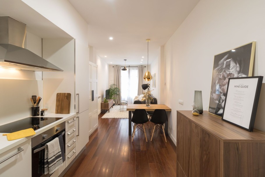 Ремонт кухни до и после