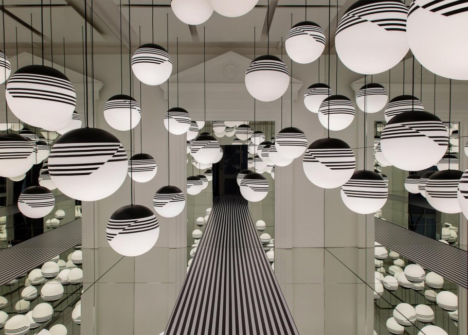 Оптическая иллюзия лестница