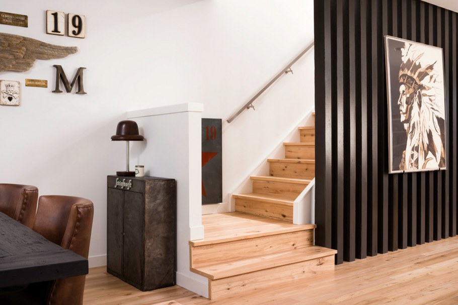 Деревянные перегородки в интерьере