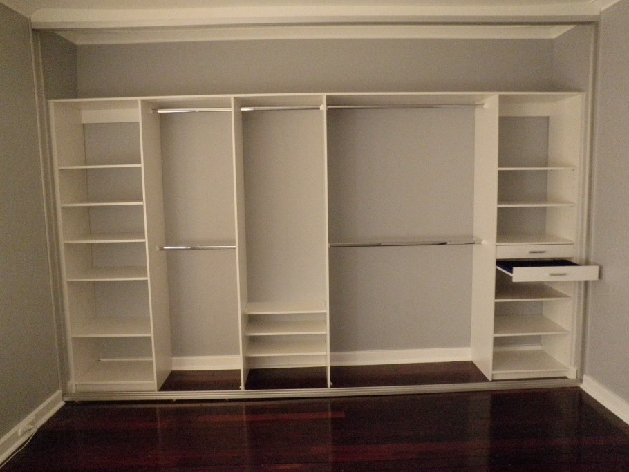 Шкаф купе без задней стенки