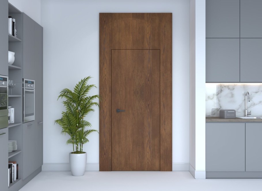 Зеркальная дверь межкомнатная