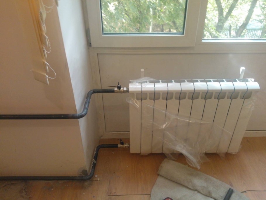 Алюминиевые батареи старые