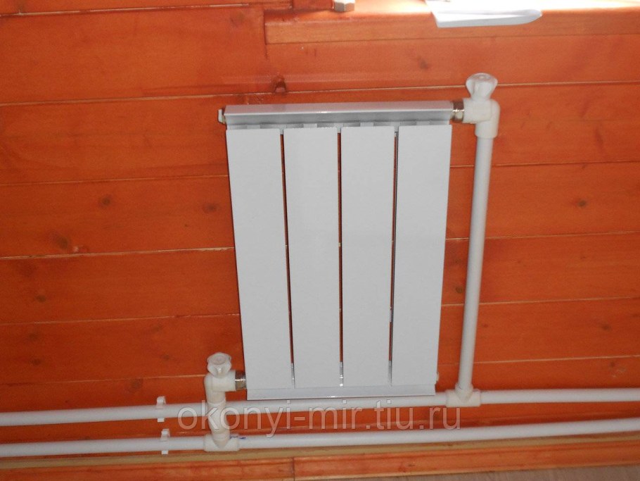 Монтаж радиаторов отопления