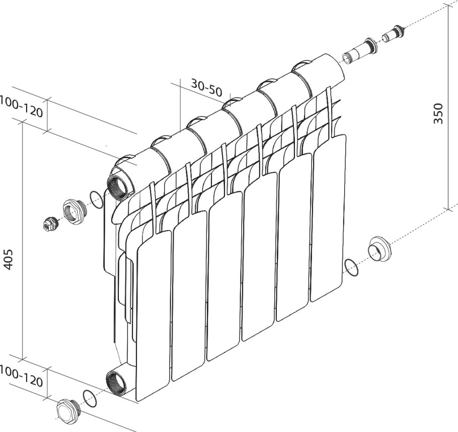 Батареи отопления в частном доме