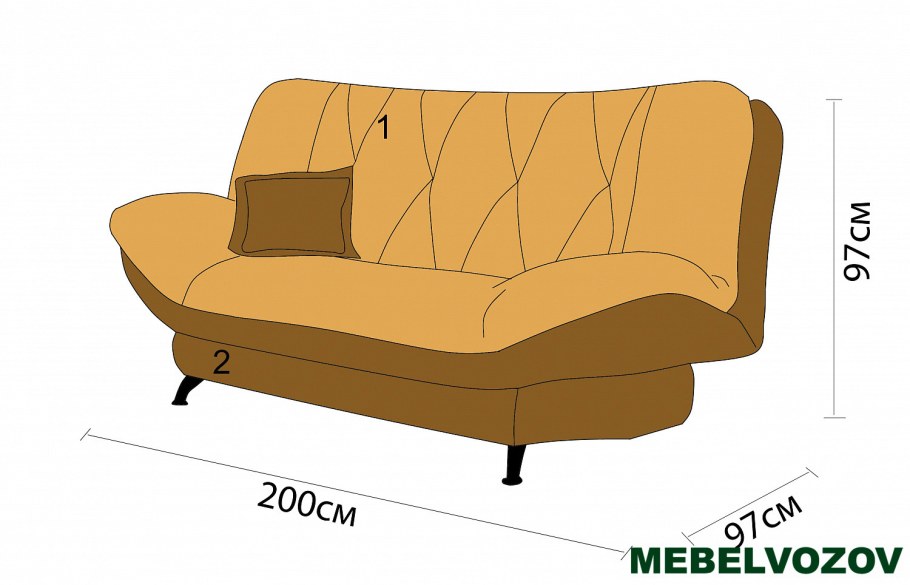 Диван Эллада клик кляк