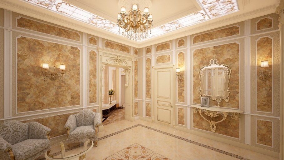 Венецианская штукатурка в стиле Барокко