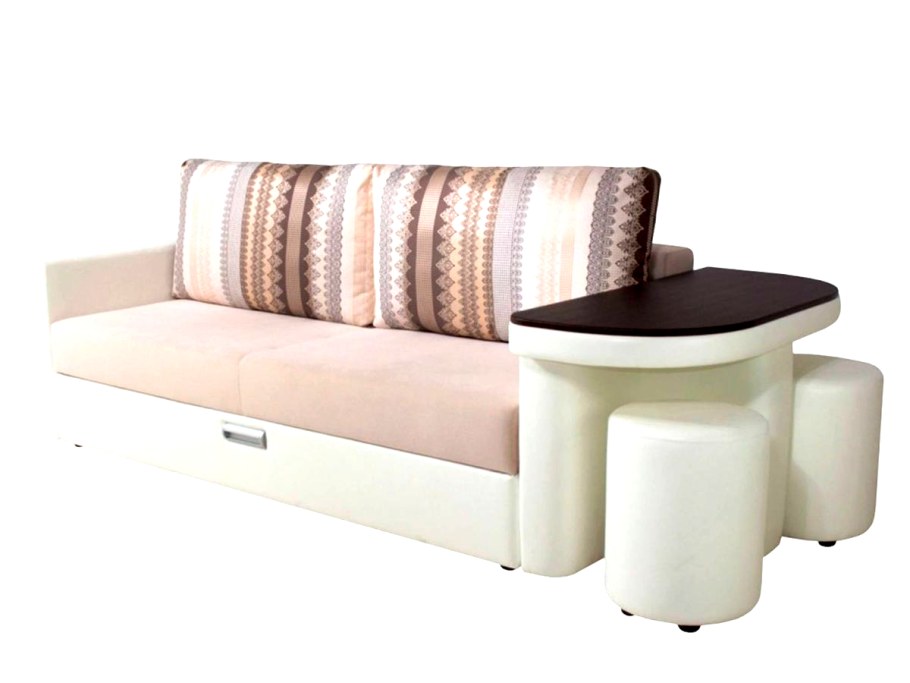 Диван Леон 1 д3 с двумя пуфами