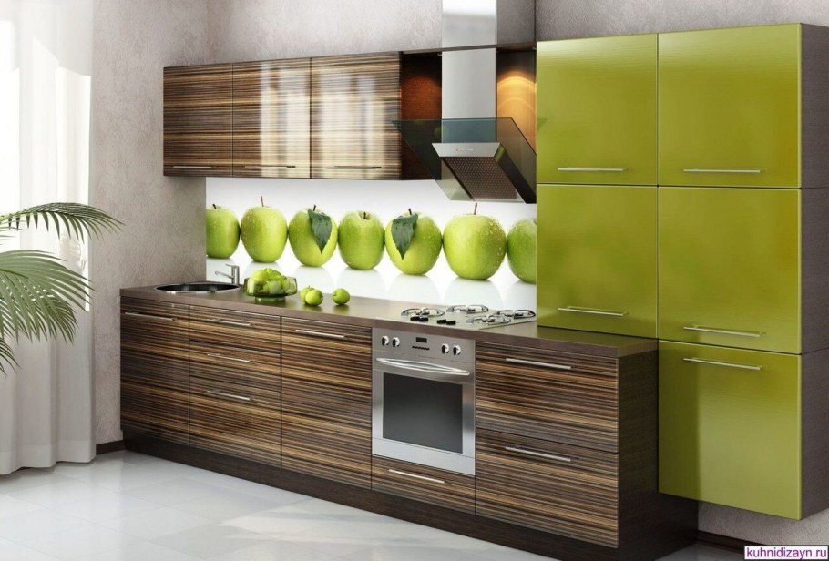 Кухня в АГТ черный глянец