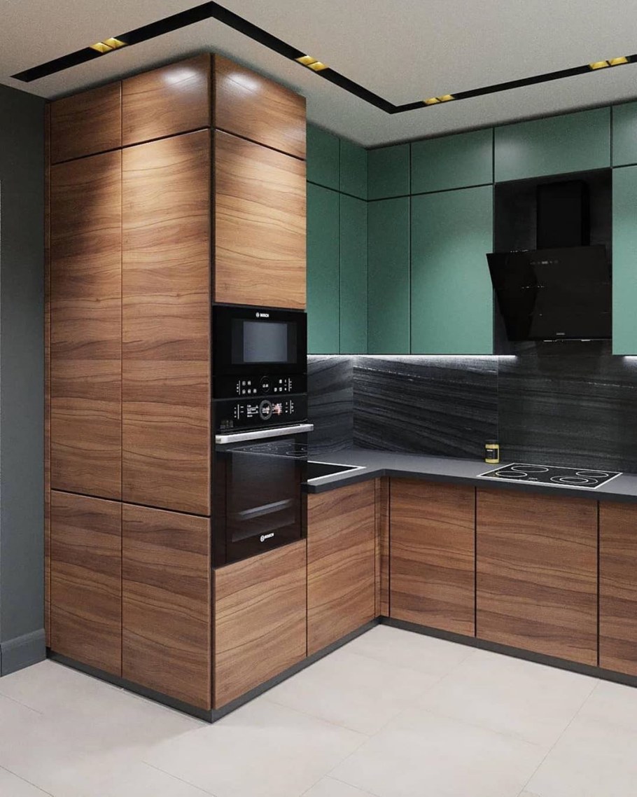 Кухни Scavolini фасад дерево