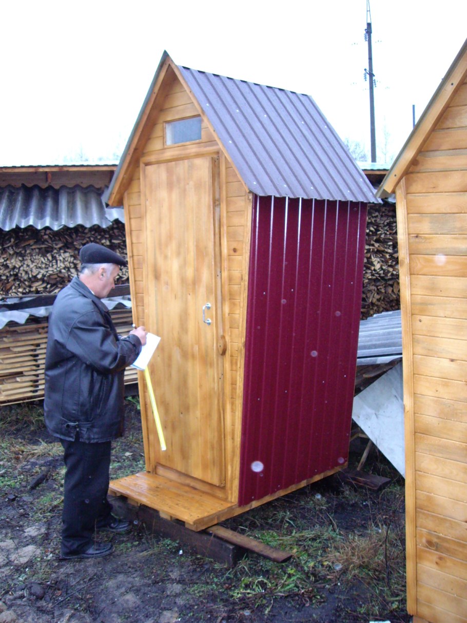 Туалет Теремок блокхаус