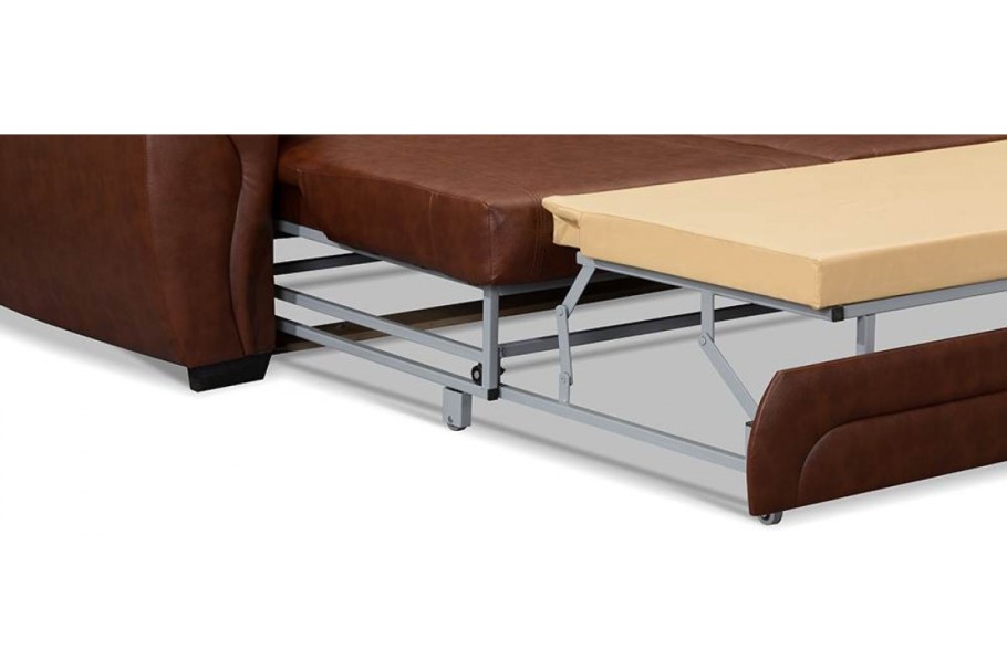 Диван Бристоль прямой кожаный