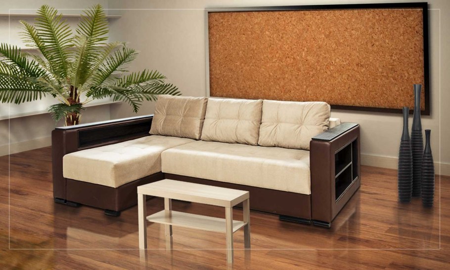 Кожаный диван Бристоль Бруклин