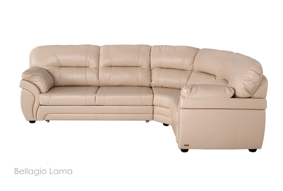 Диван Эвита угловой кожаный