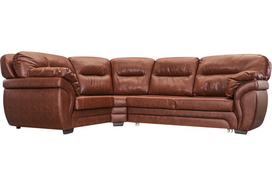 Диван Бристоль угловой кожаный
