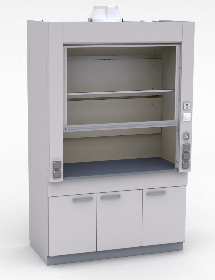 Шкаф вытяжной химический шв-пт1200, 1200*780* 2250/2350 мм