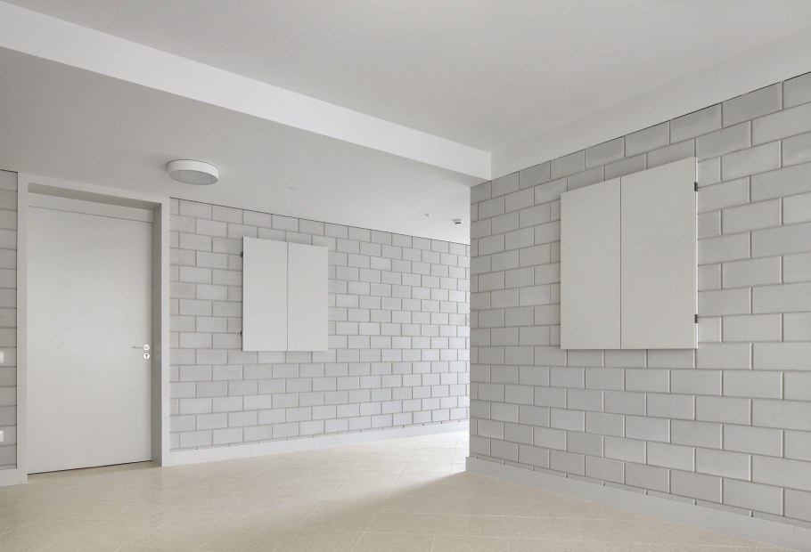 Газоблок в интерьере без отделки