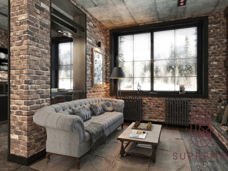 Интерьер лофт