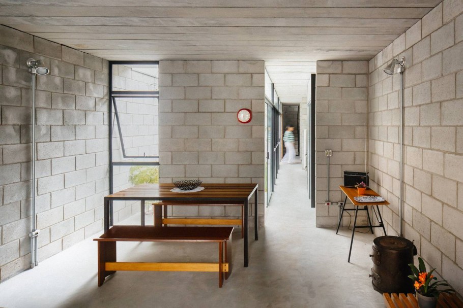 Пеноблок в стиле лофт