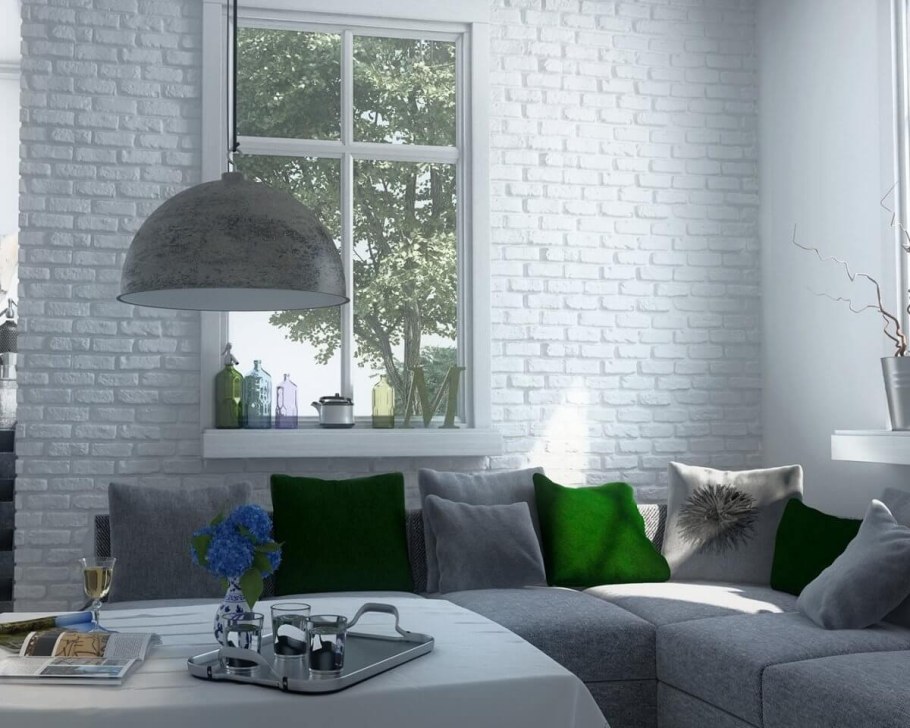 Скандинавский стиль в интерьере с деревом