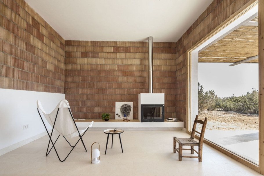 Газоблок в интерьере