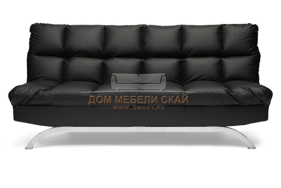 Кожаный диван икеа черный раскладной