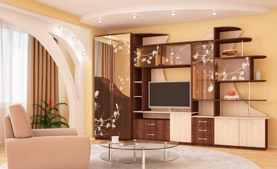 Стенка-горка для гостиной