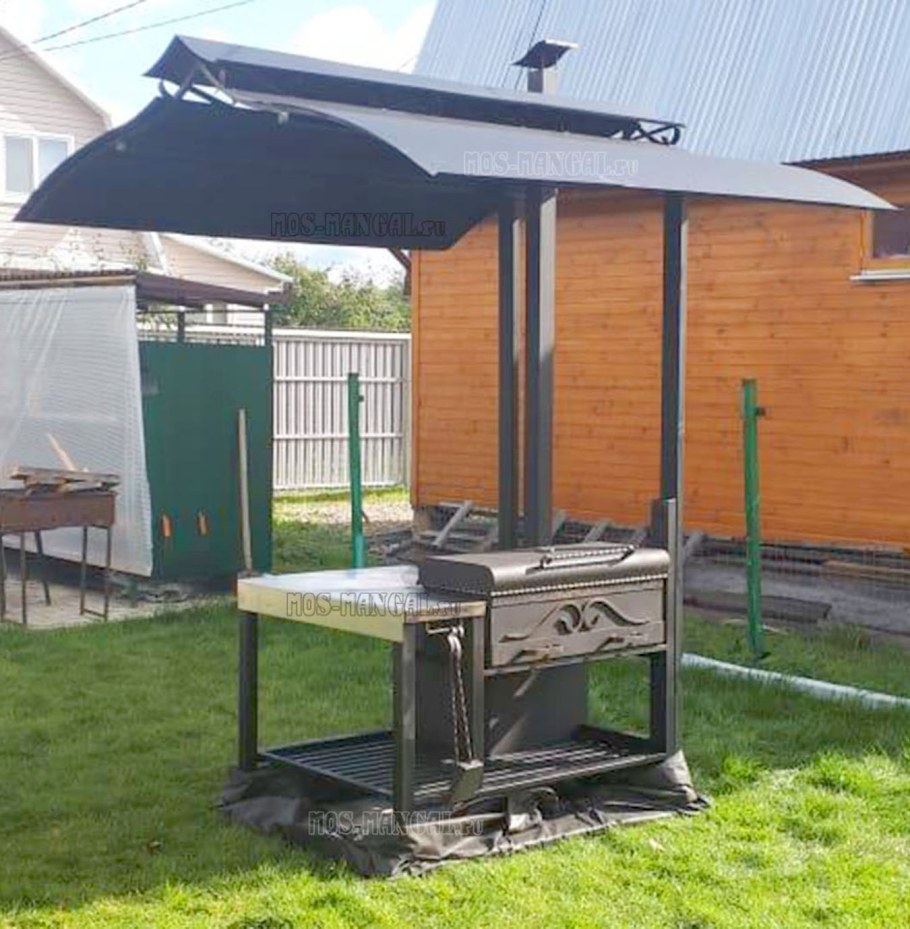 Универсальный мангал из кирпича